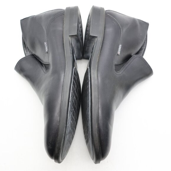 Mephisto Chelsea Boots Men's US Size 9 Black Leather Comfort Zip Moto Biker - Picture 8 of 11